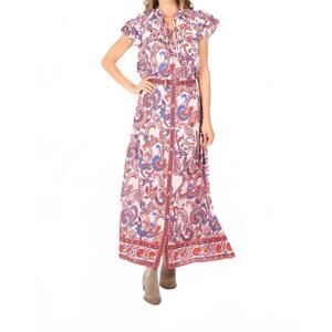 NEW BINDU ollie short sleeve blouse in cantaloupe